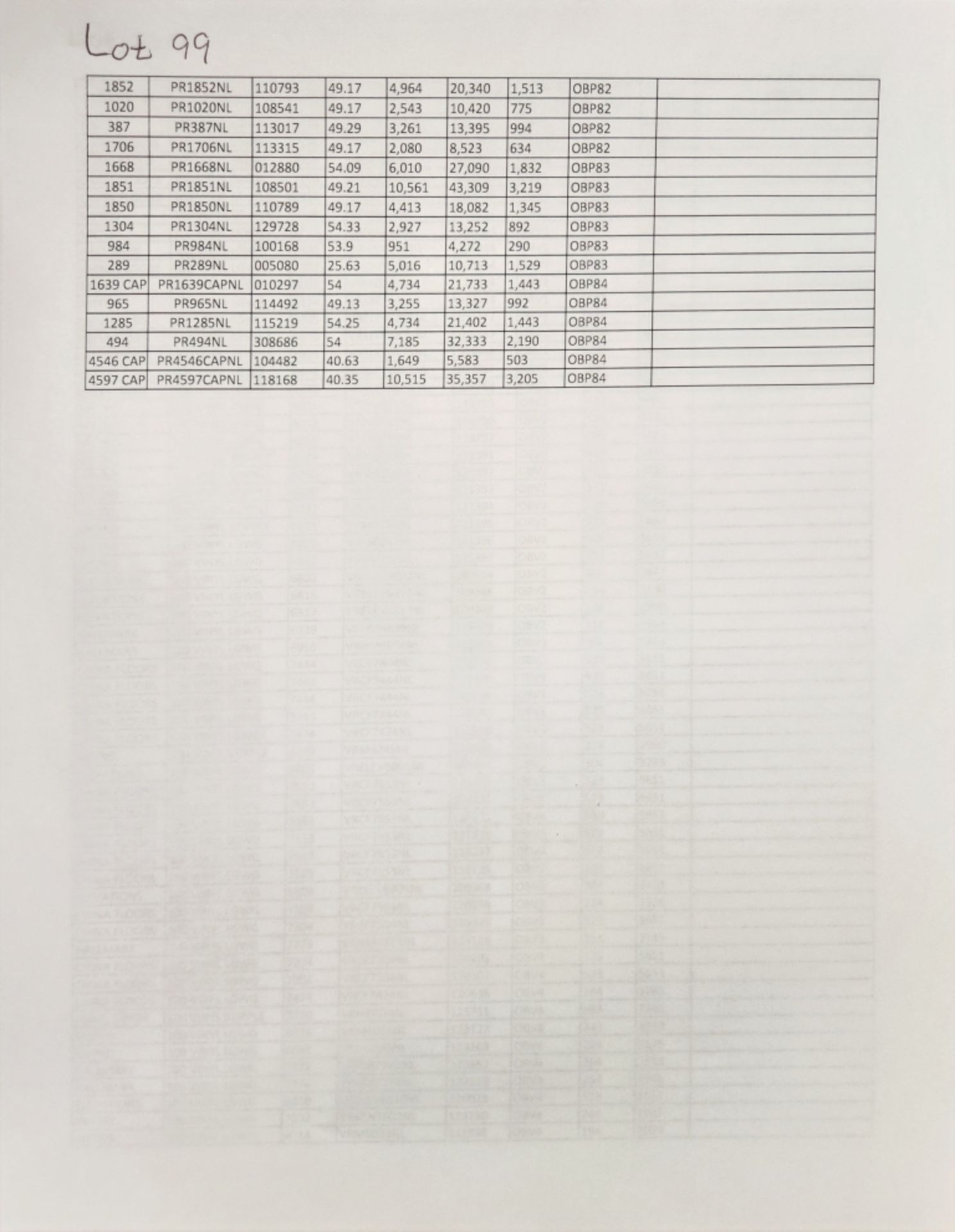 11 Pallets- (64) rolls of unfinished/raw paper, various colors and sizes. See photos of product list - Image 7 of 7