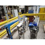3 Conveyors for extruders- 1 New London Engineering, Model 200-6-8, SN #02-670-78-2 and 2 Dorner Mod