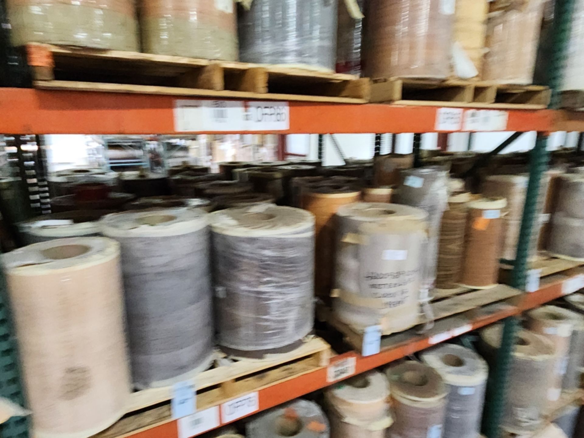 10 Pallets- (105) rolls of finished paper, various colors and sizes. See photos of product listing. - Image 3 of 7