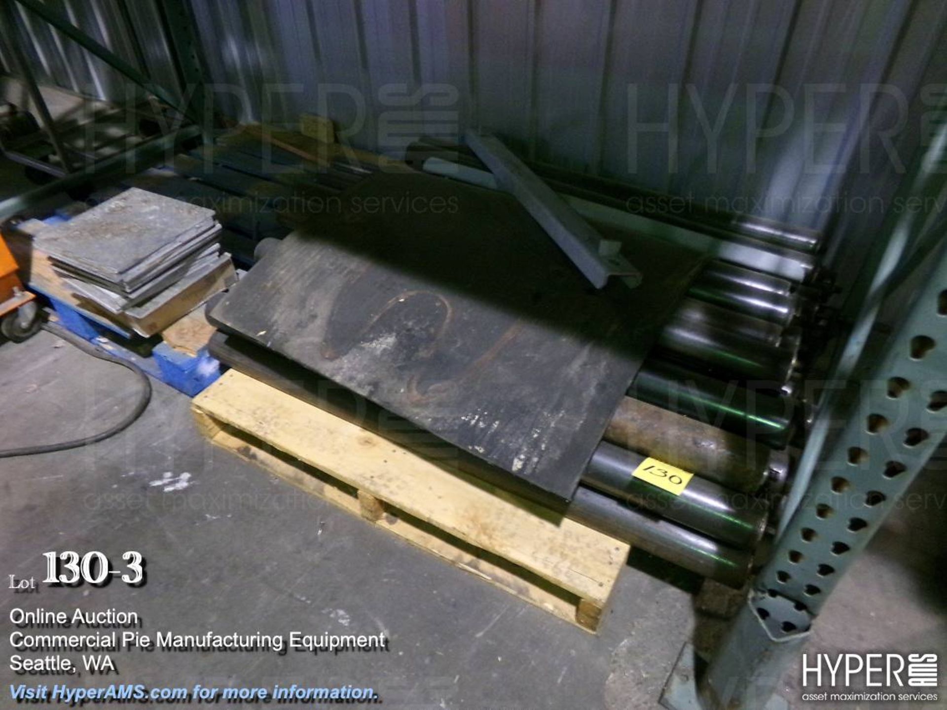 Lot of Conveyor Parts, Insulation, Ducts, Pallets and other items on Pallet Racking (Other items on - Image 3 of 6
