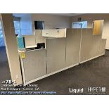 2 section office cubicles