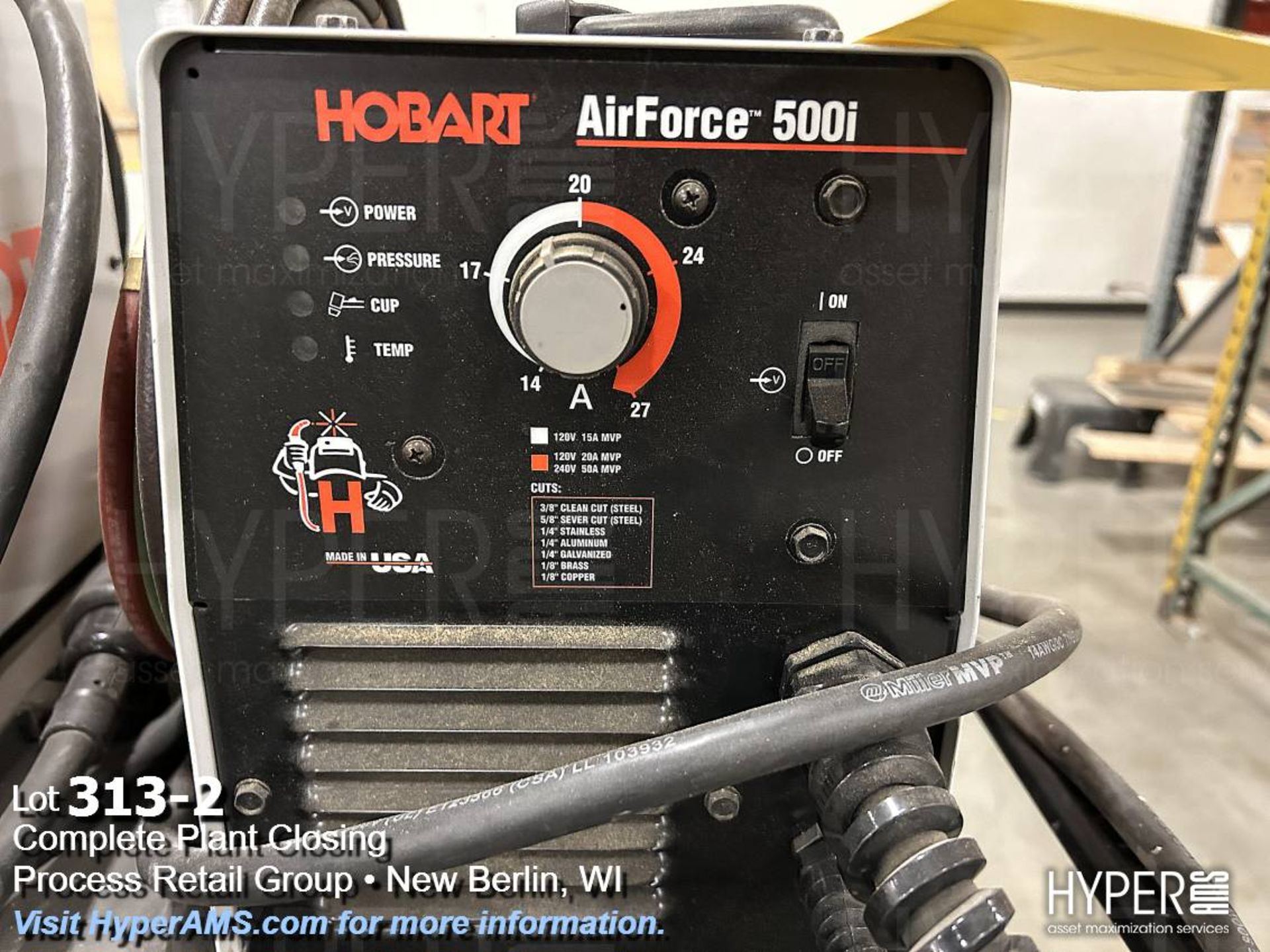 Hobart Air Force 500i plasma cutter - Image 2 of 5