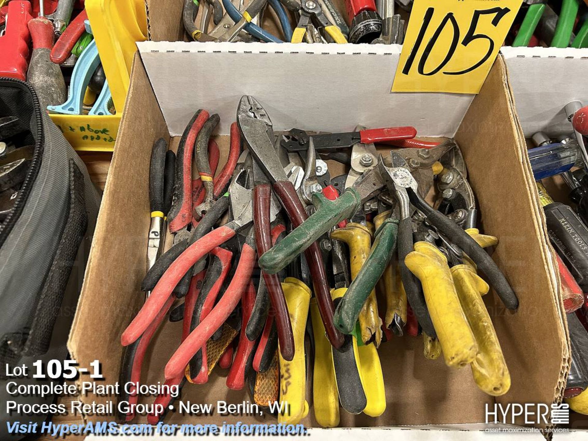 Wire cutters, and metal shears