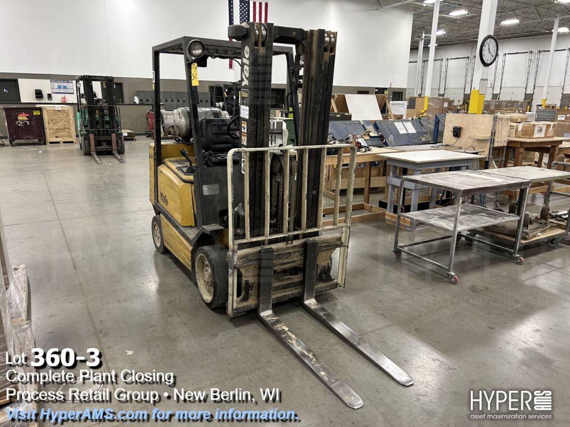 Yale 5000 lb. cap. Fork lift - Image 3 of 14