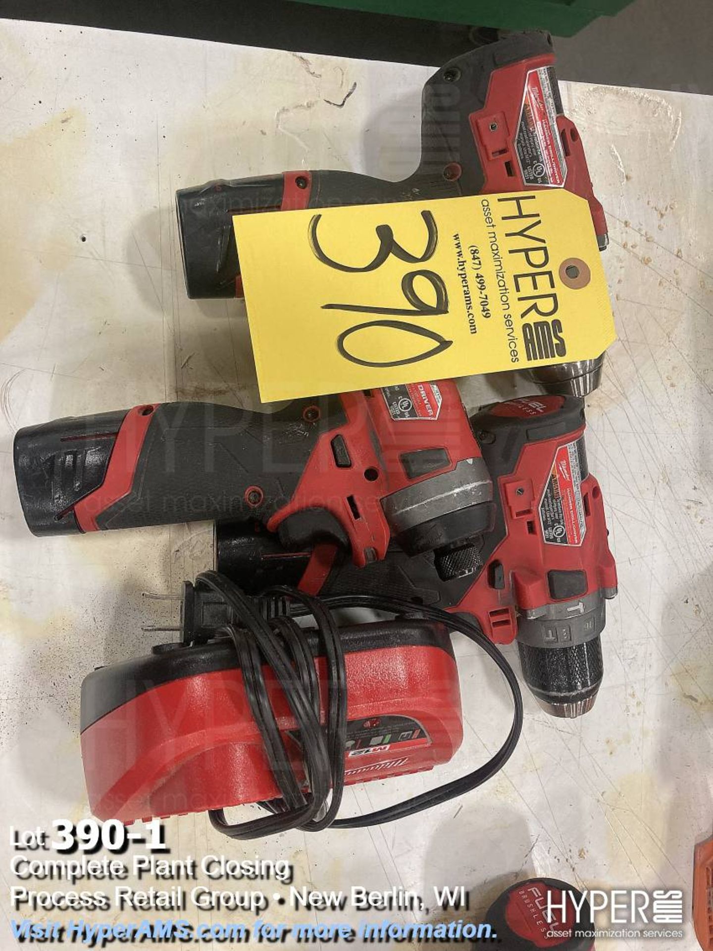 Milwaukee M12 impact driver, hammer drill, and drill