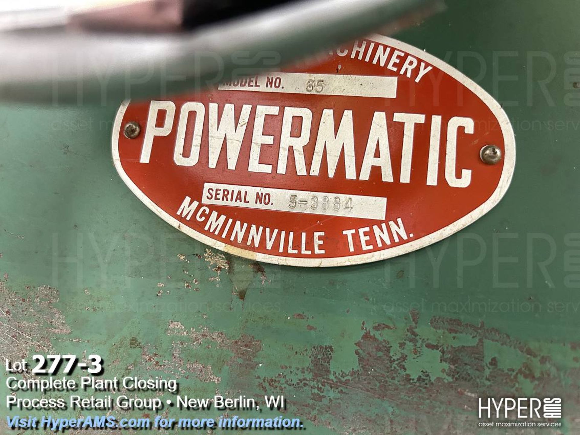 Powermatic 65 table saw - Image 3 of 5