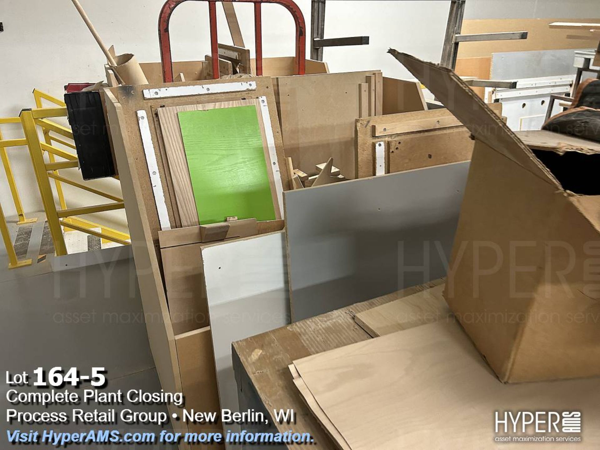 Lot: carts, tables, and stock bins - Image 5 of 6