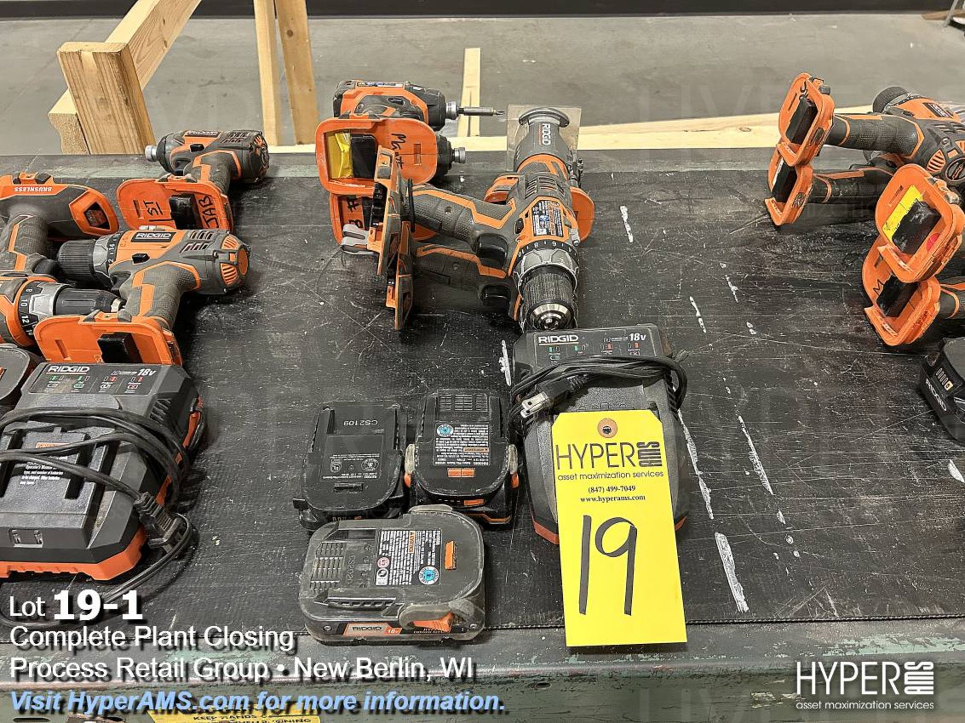 Ridgid 18 volt tools