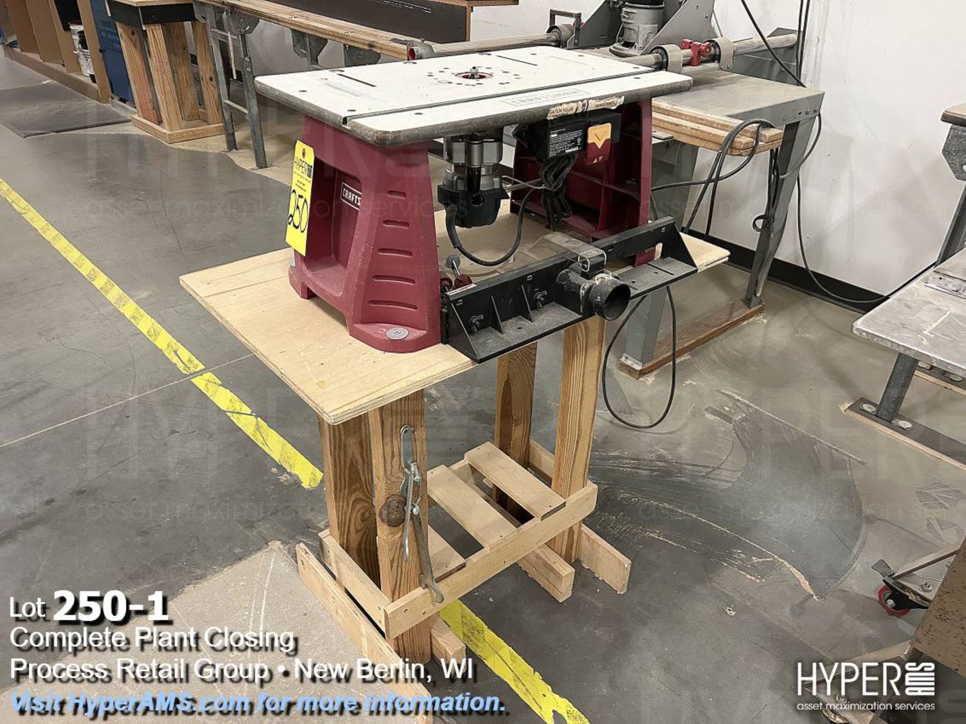 Craftsman router table with profor max router