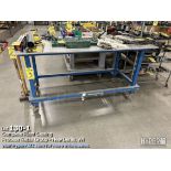 Steel frame table