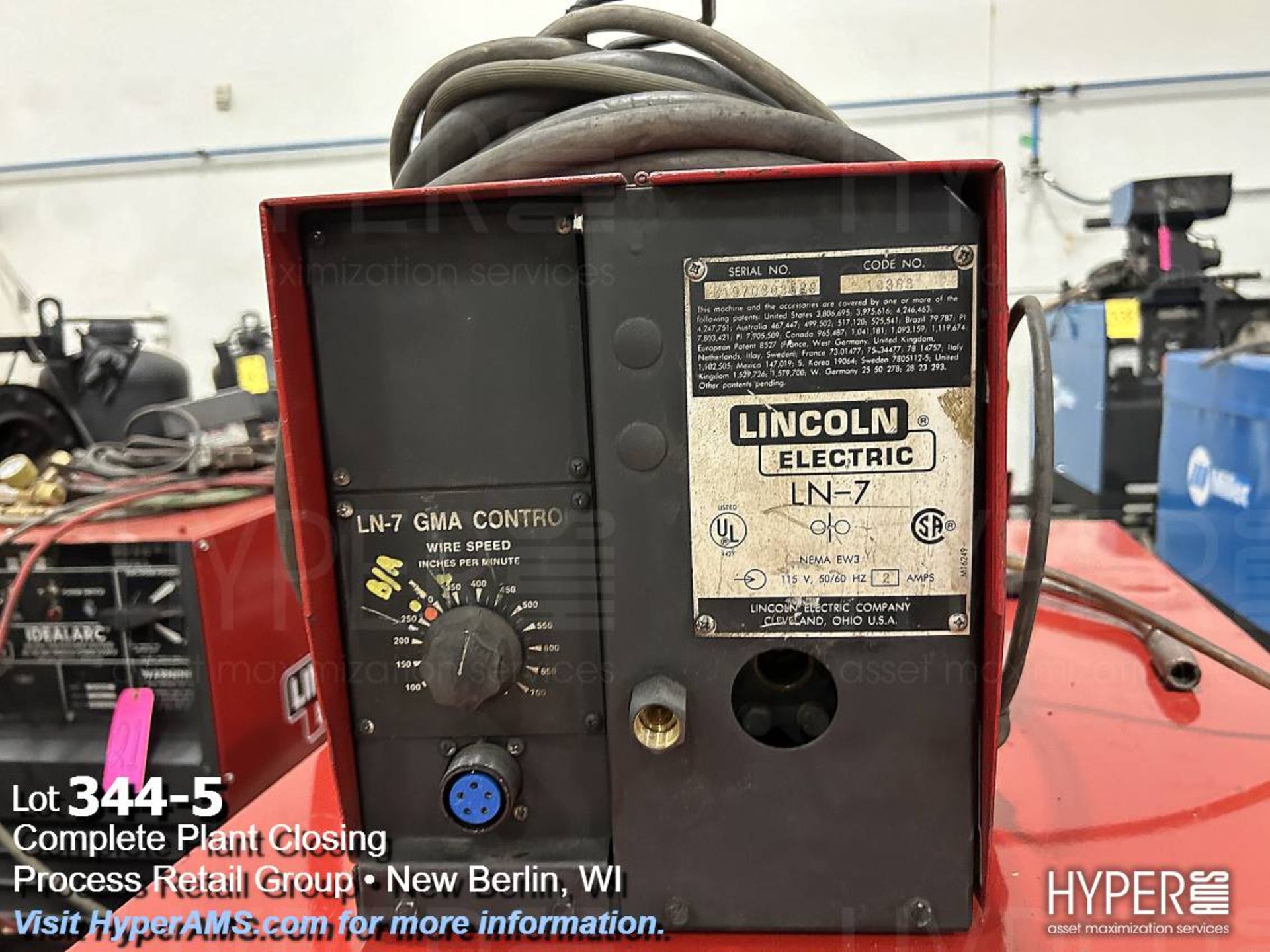 Lincoln DC 600 Lincoln DC 600 MIG & LN7 Welder - Image 5 of 7