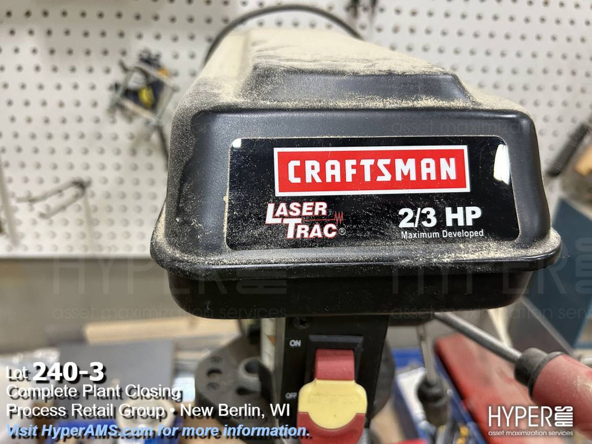 Craftsman 2/3hp bench top drill press - Image 3 of 4