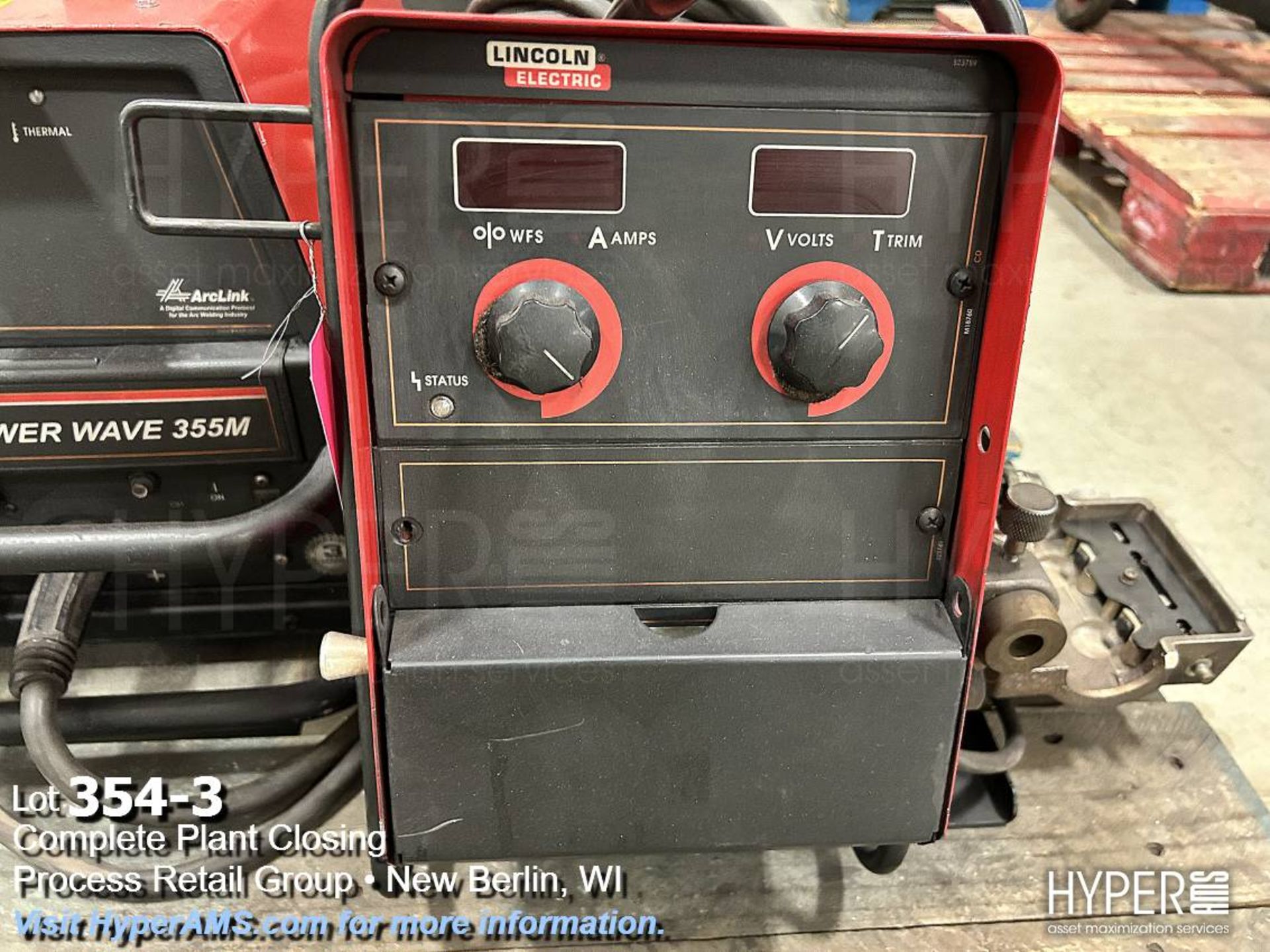 Lincoln Powerwave Lincoln Powerwave 355M TIG & Powerfeed 10M Welder - Image 3 of 6