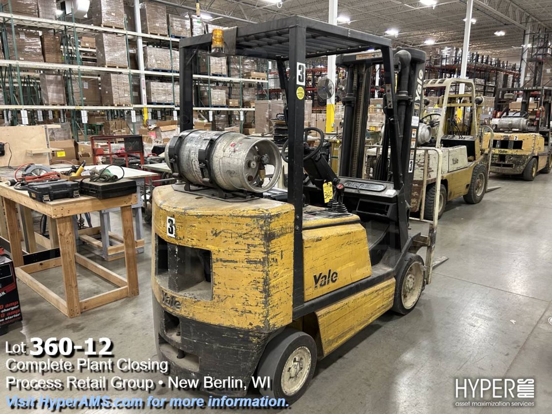 Yale 5000 lb. cap. Fork lift - Image 12 of 14
