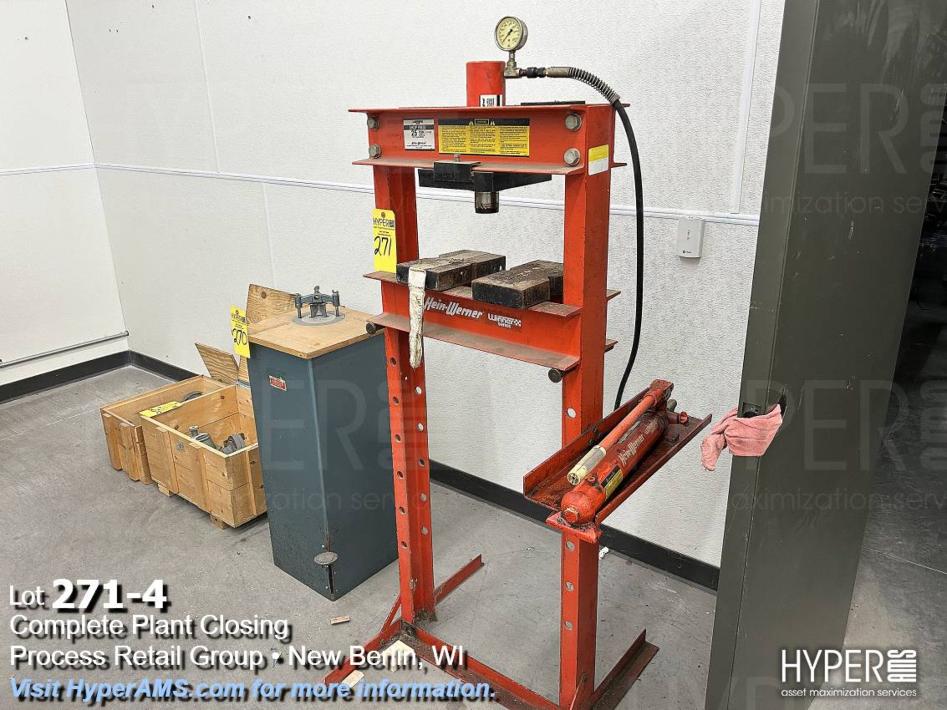 Winner 25ton H-frame press - Image 4 of 4