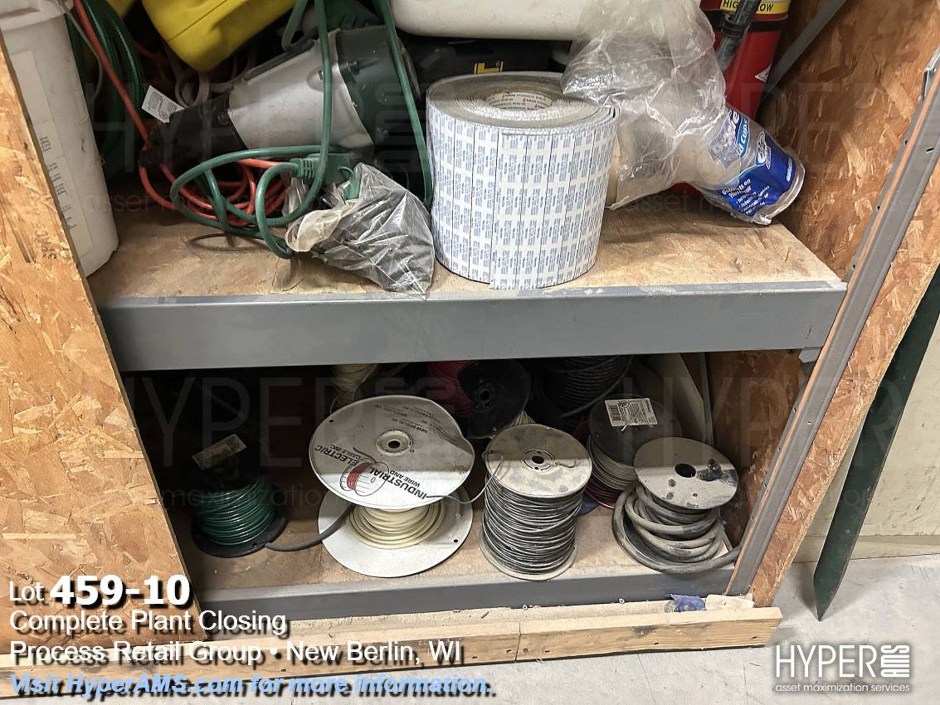 Three cabinets with hoses, sealers, wire, fuses, filters, and parts - Image 10 of 17