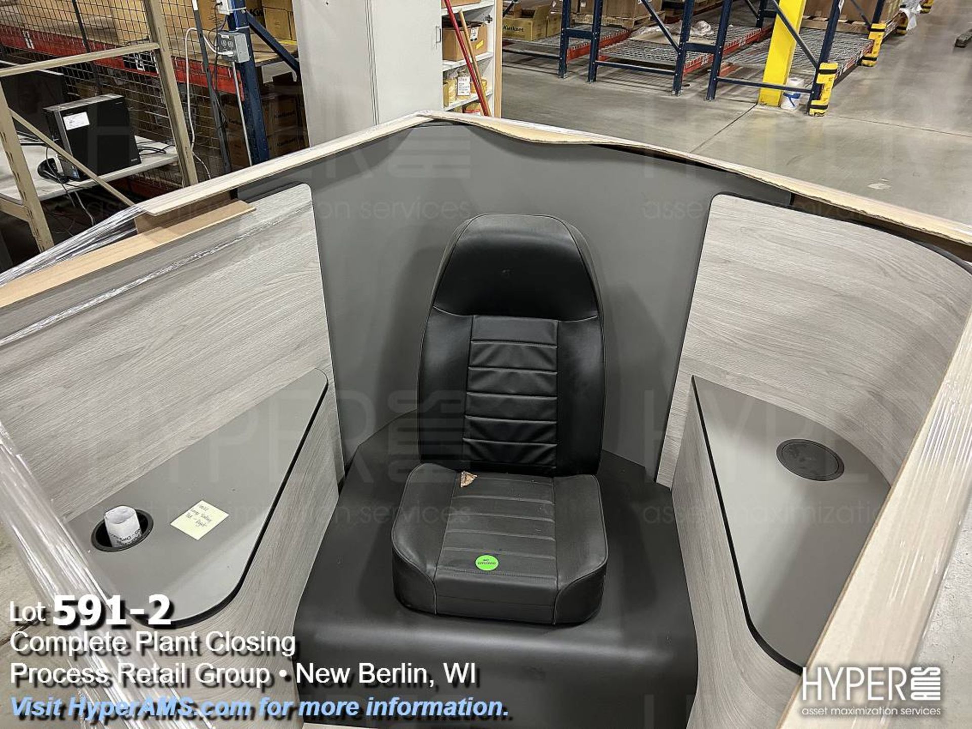 Work station chair unit - Image 2 of 2