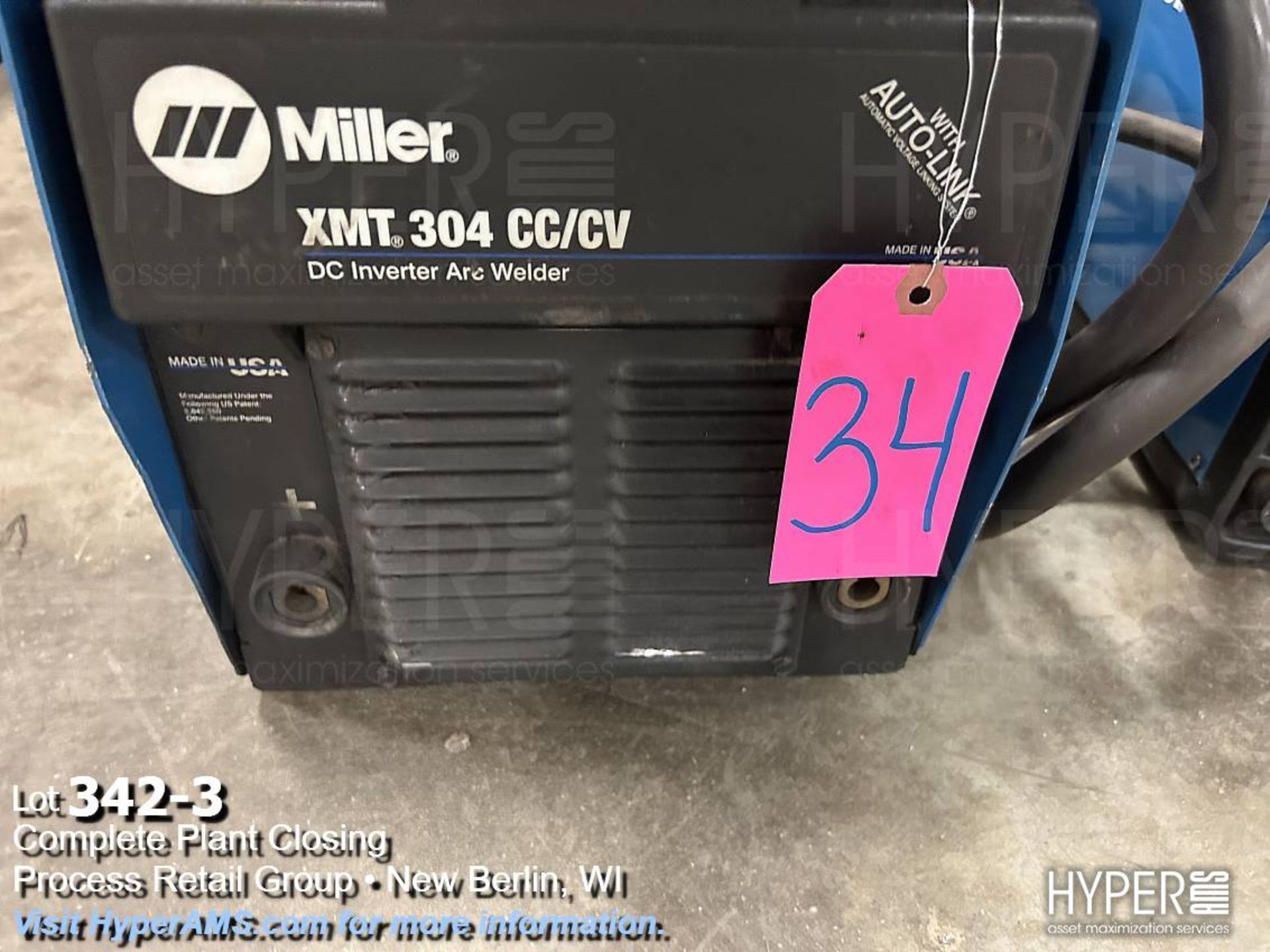 Miller XMT 304 Miller XMT 304 CCCV MIG Welder - Image 3 of 5