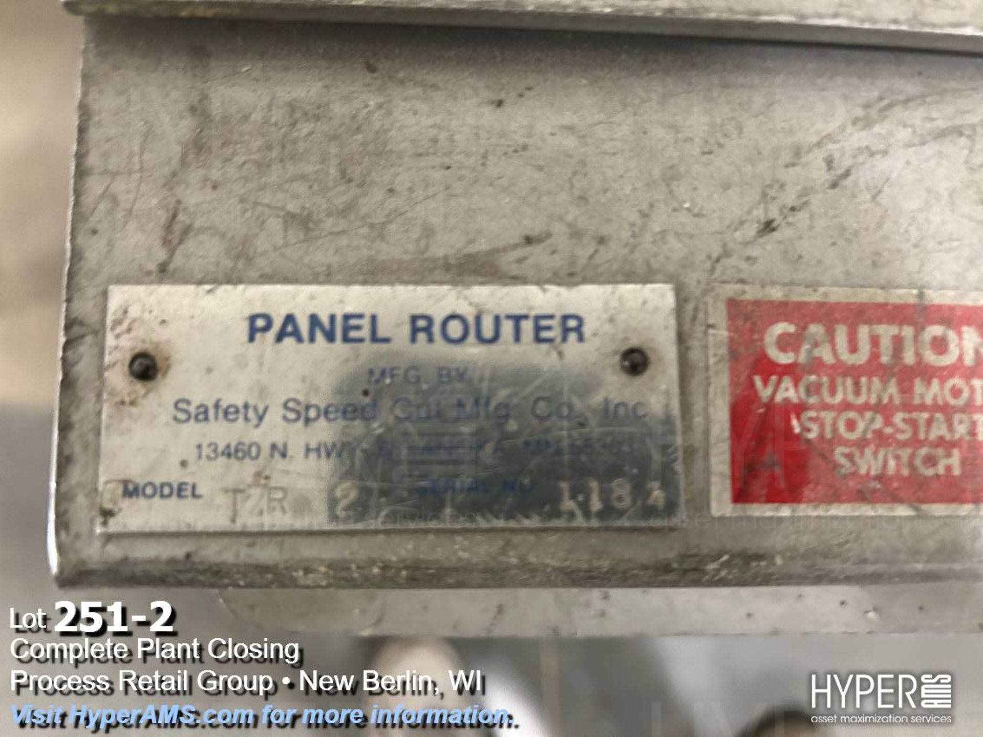 America TR2 panel router - Image 2 of 5