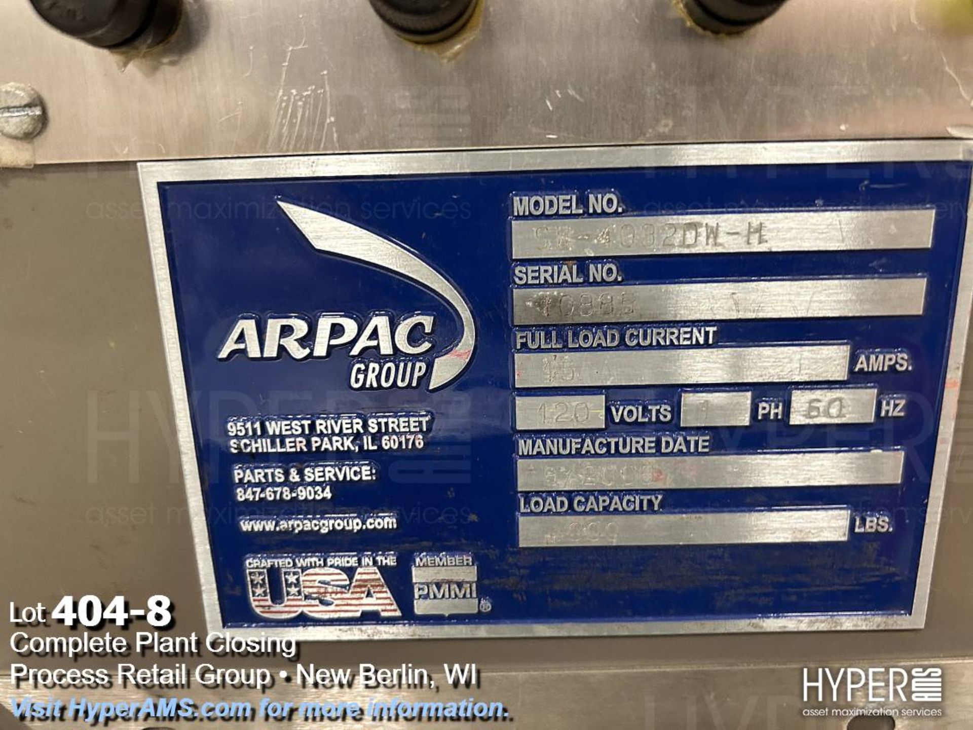 Arpac SW-4032DW-H shrink wrap machine - Image 8 of 10