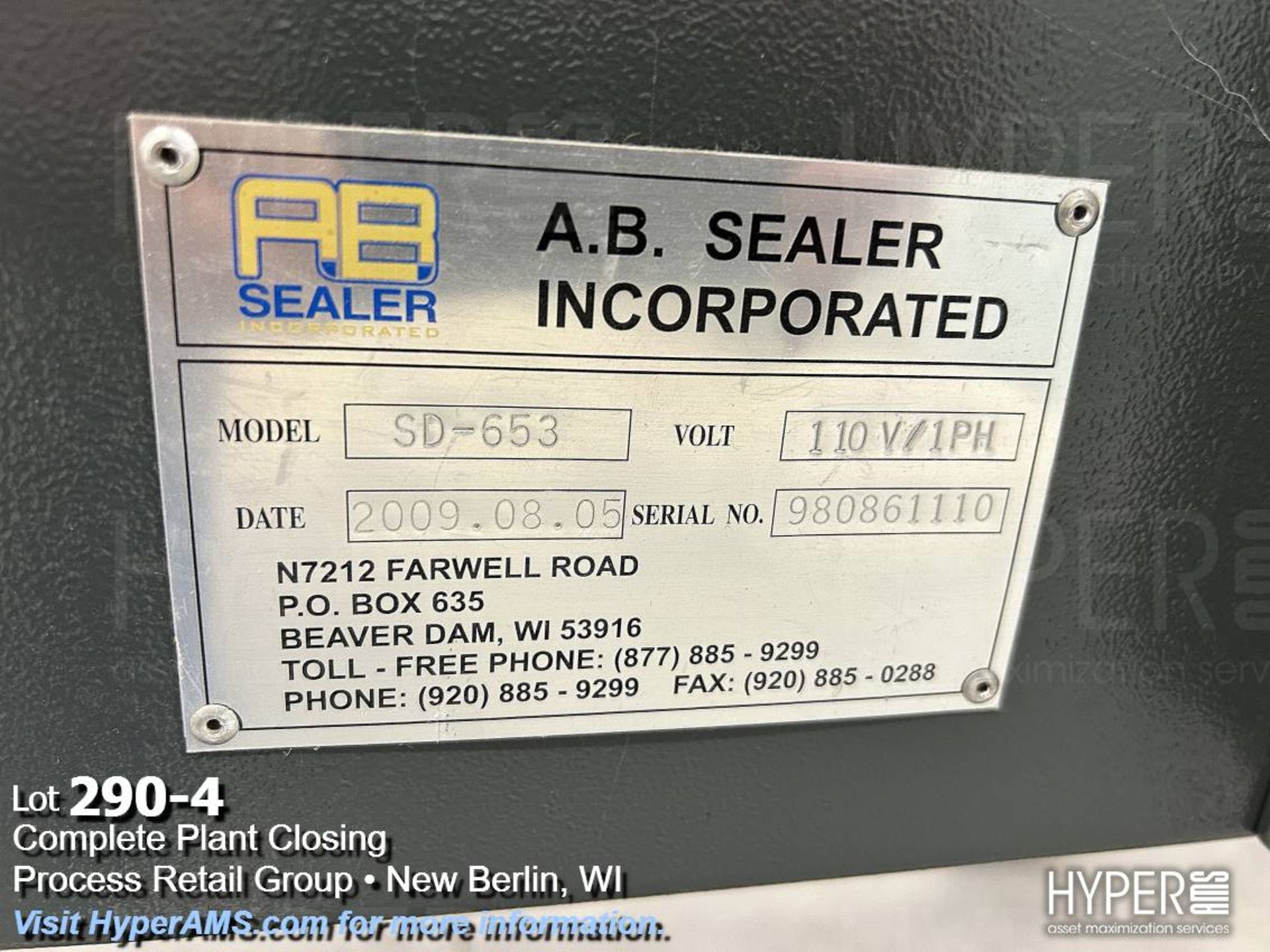 AB sealer SD-653 carton sealer - Image 4 of 5