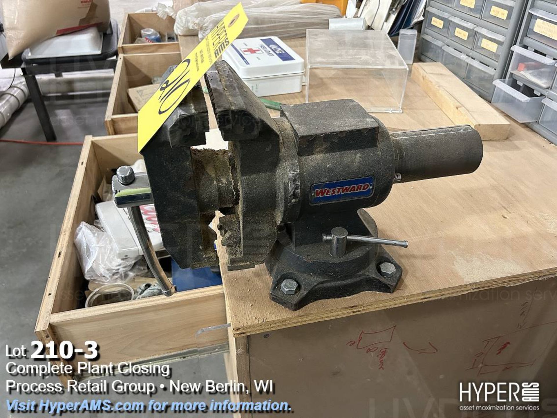 Westward 5" bench vise - Image 3 of 3