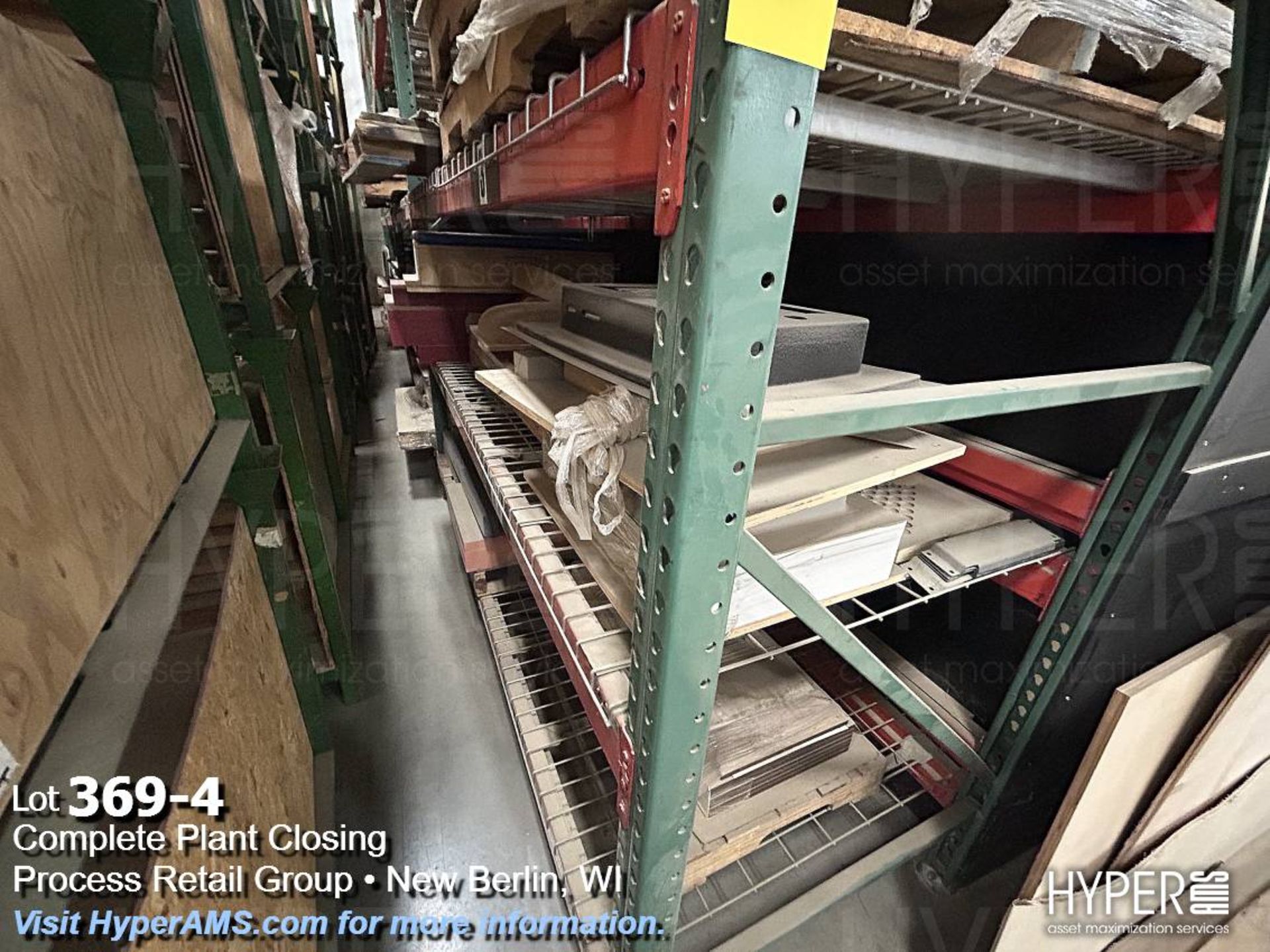 (4) Sections of pallet racking - Image 3 of 4