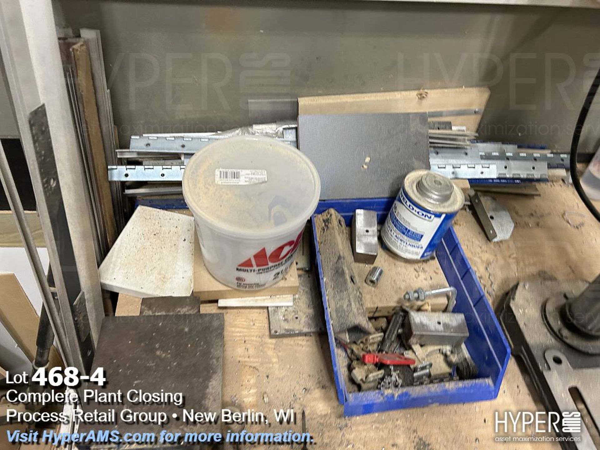 Workbench refrigerator, clamps, and hinges - Image 4 of 8