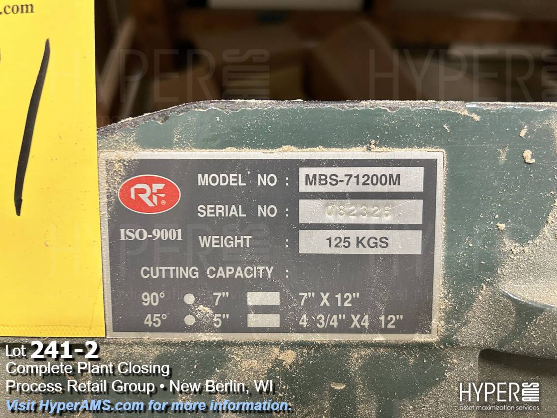 JL MBS-71200M Horizontal / vertical band saw - Image 2 of 4