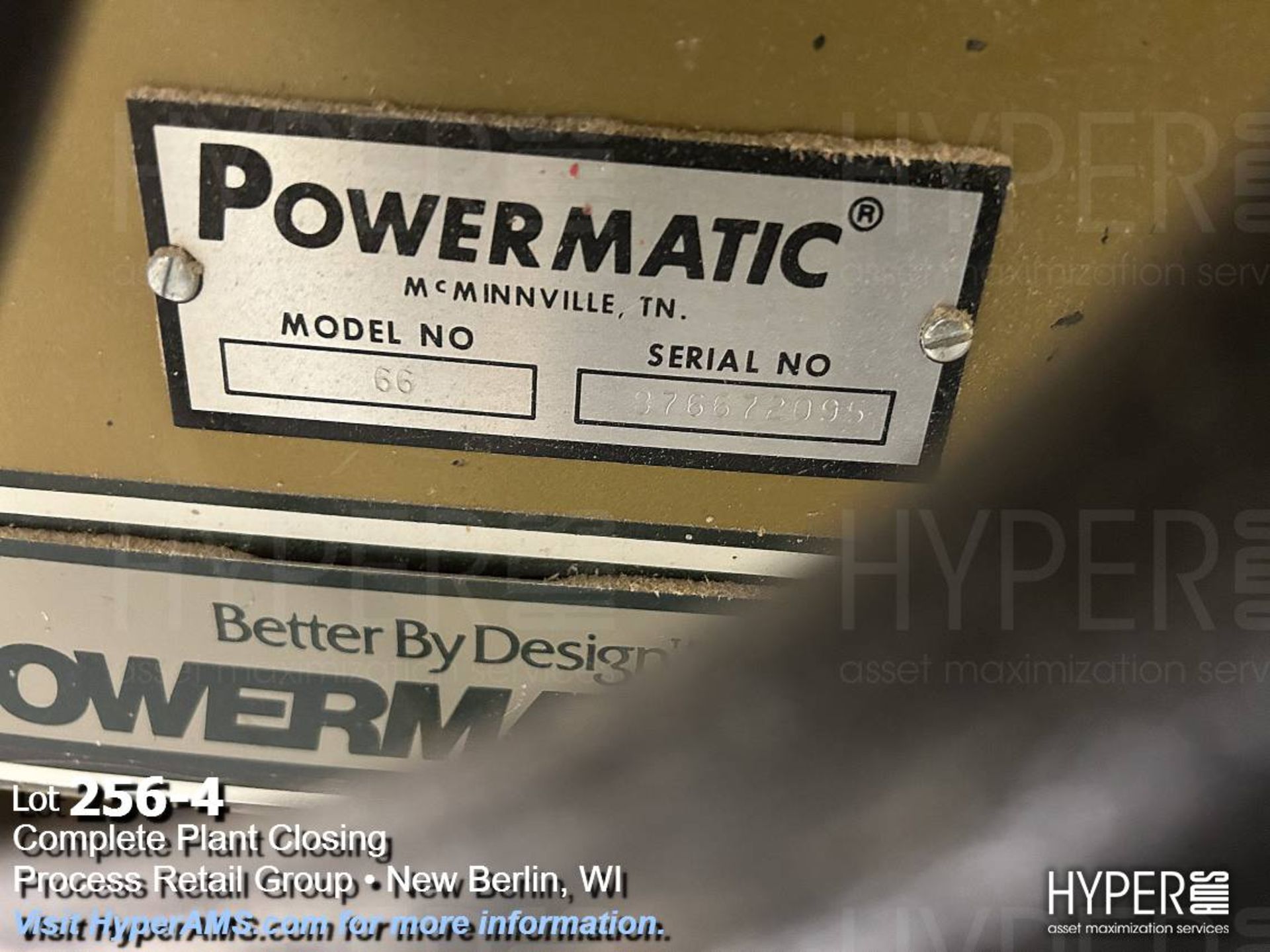 Powermatic 66 table saw - Image 4 of 8