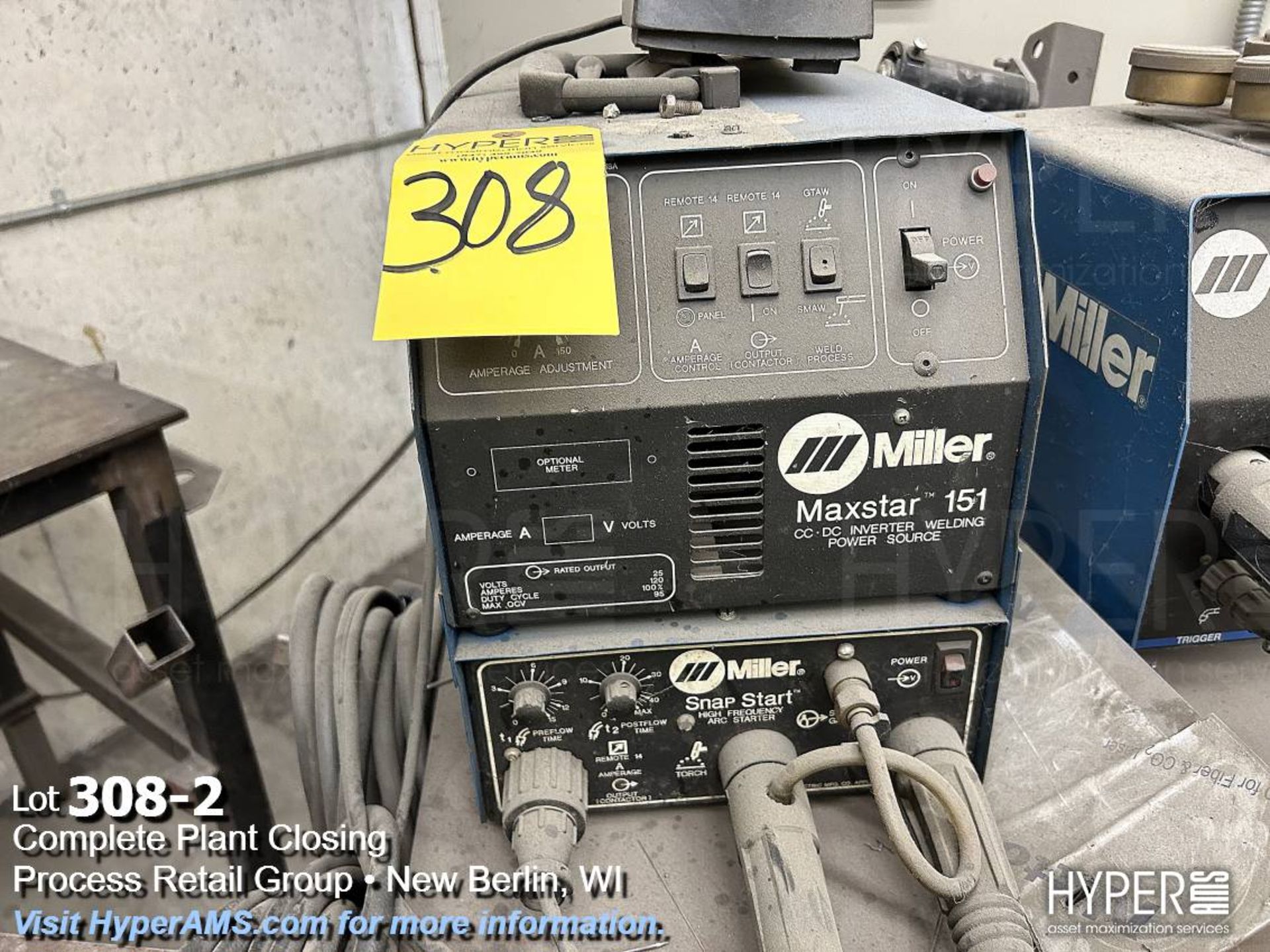 Miller Maxstar 151 cc.dc inverter welding power source - Image 2 of 3