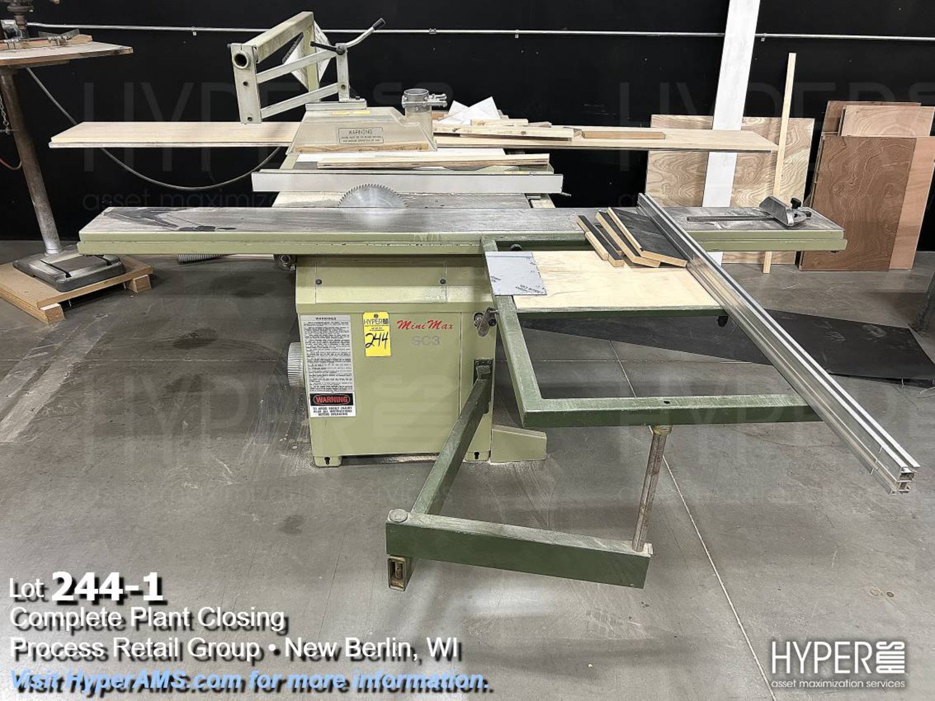 Minimax SC3 table saw