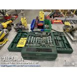 Tool set, putty knifes, flash lights