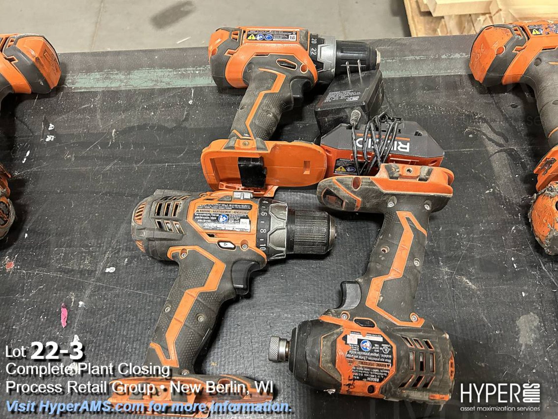 Ridgid 18 volt tools - Image 3 of 3