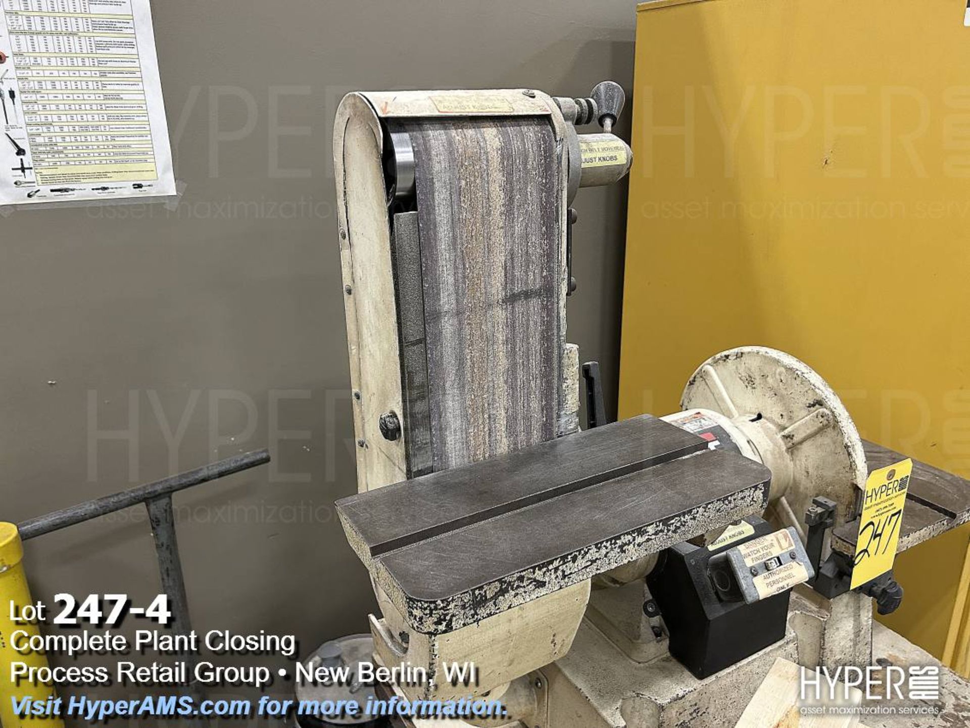 Jet belt sander/Disc grinder - Image 4 of 4