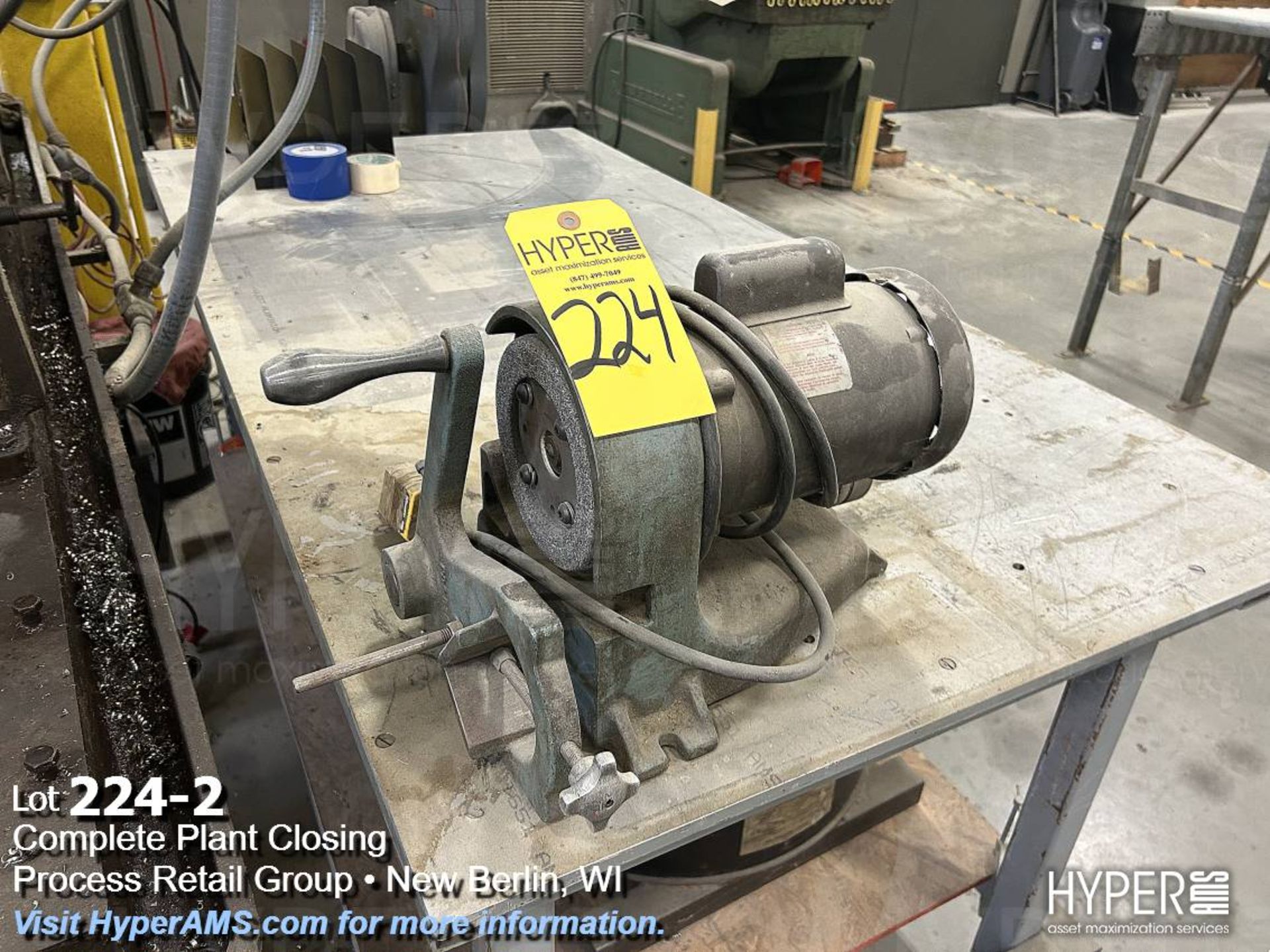 Baldor 5hp tool grinder - Image 2 of 2