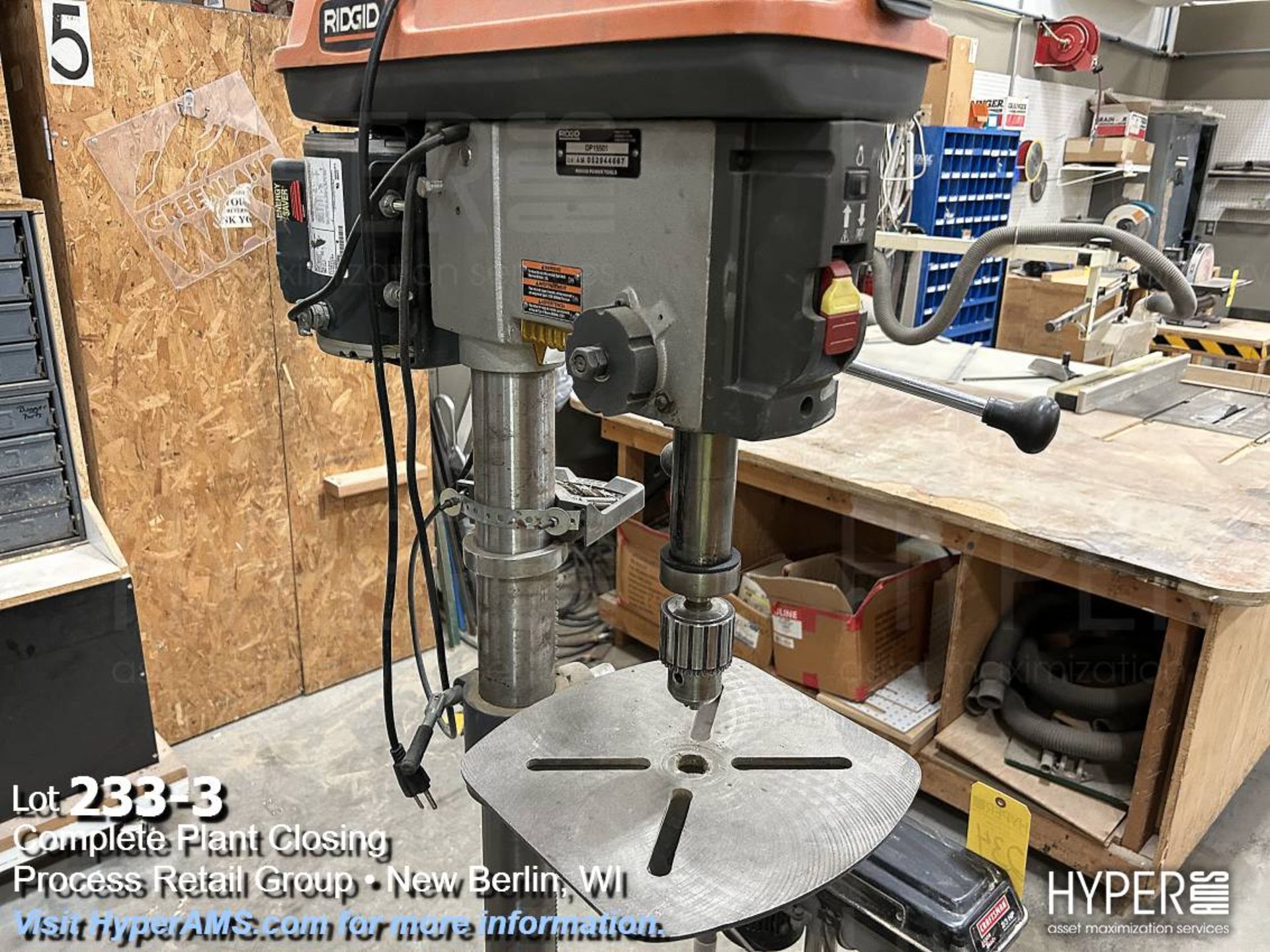 Ridgid DP15501 drill press - Image 3 of 5