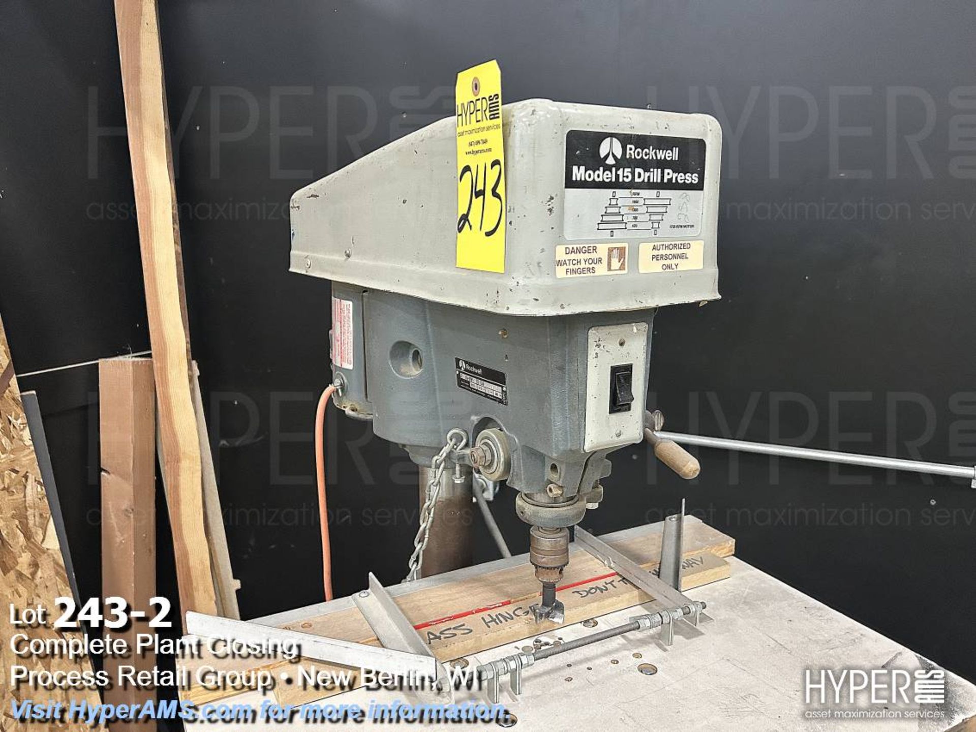 Rockwell 15-091 drill press - Image 2 of 5