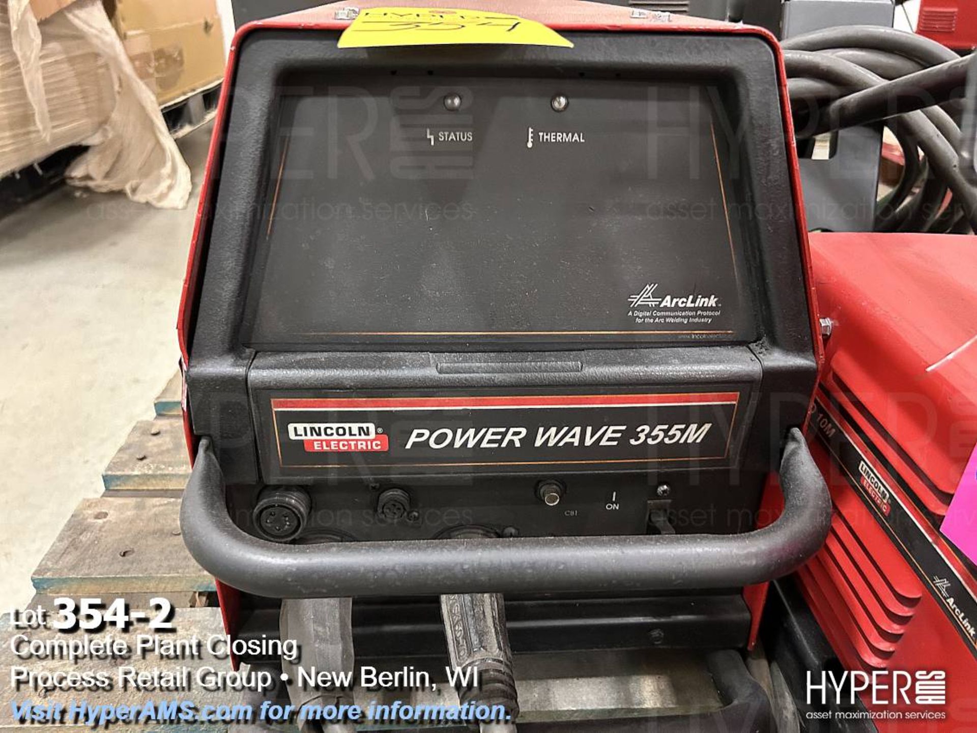 Lincoln Powerwave Lincoln Powerwave 355M TIG & Powerfeed 10M Welder - Image 2 of 6