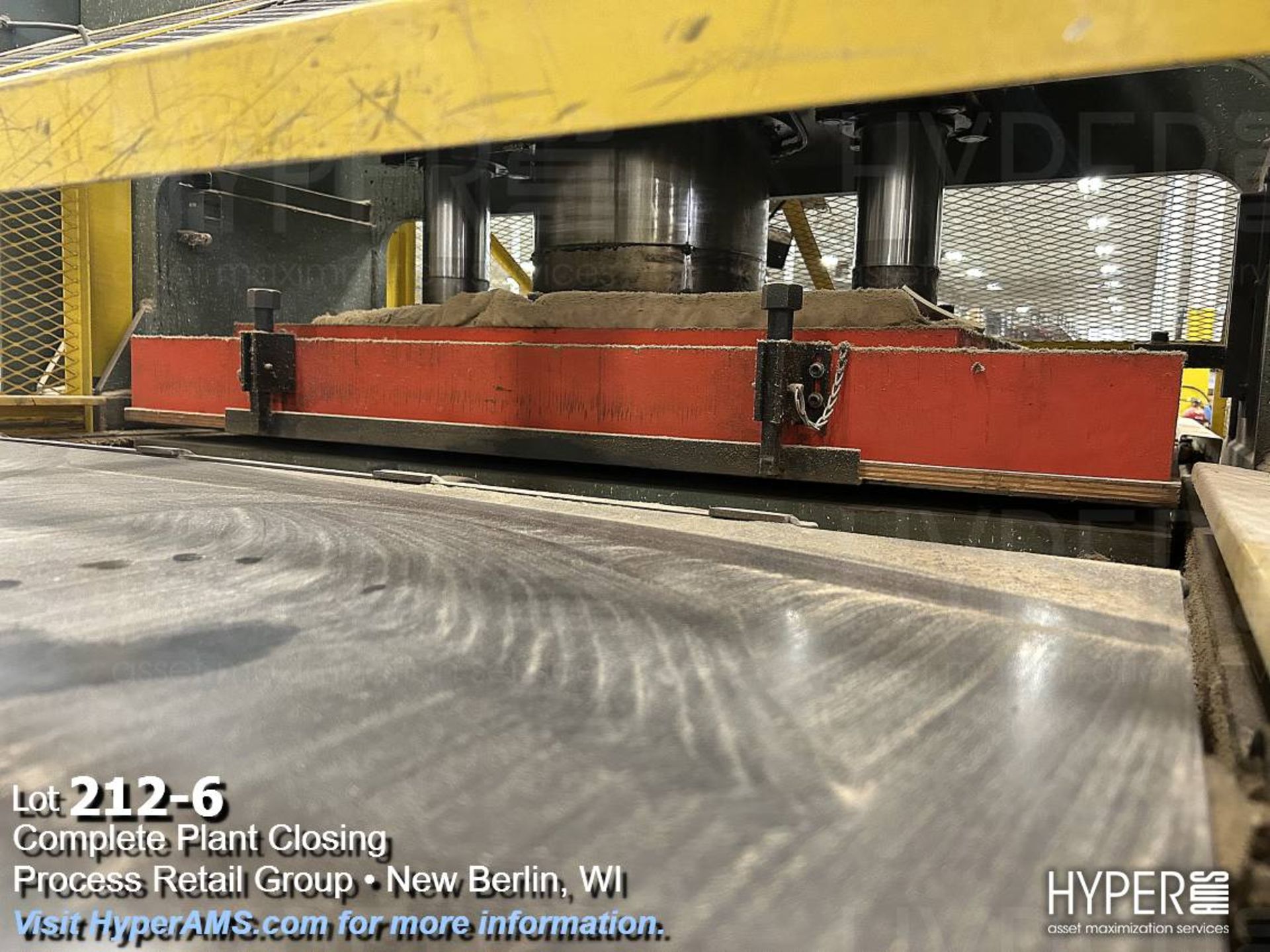 Herman Schwabe SR-115 Hydraulic, 60"W, 115 -Ton Die Cutter Beam Press - Image 6 of 8