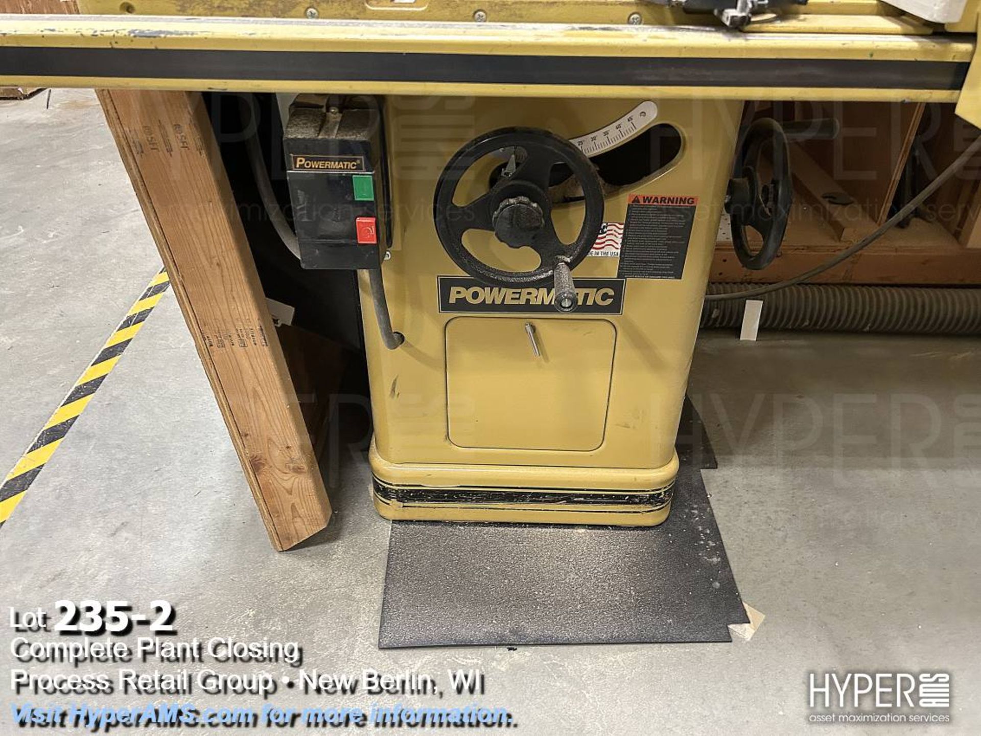 Powermatic 65-TA-saw table saw - Image 2 of 5