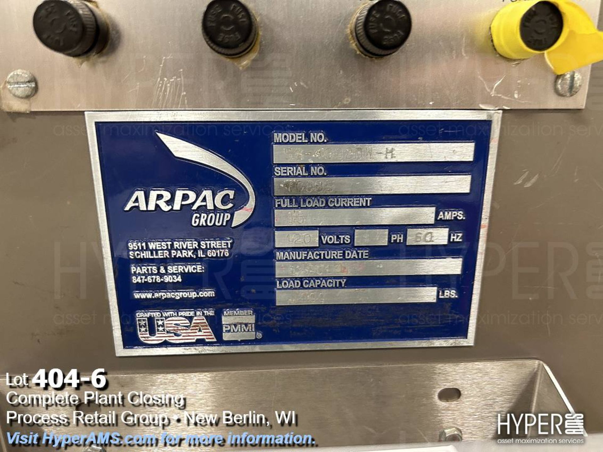 Arpac SW-4032DW-H shrink wrap machine - Image 6 of 10