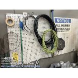 Hose, power strip, saw blades