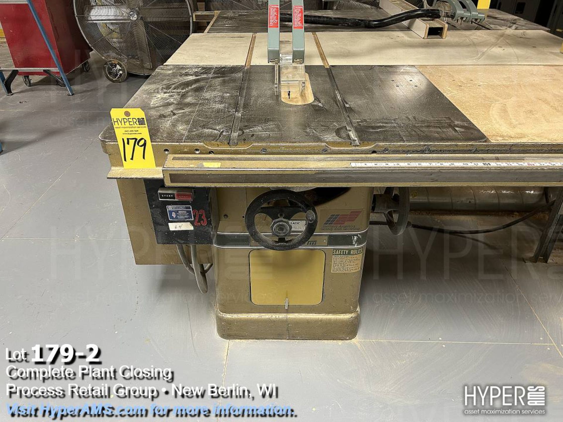 Powermatic 66 table saw - Image 2 of 5