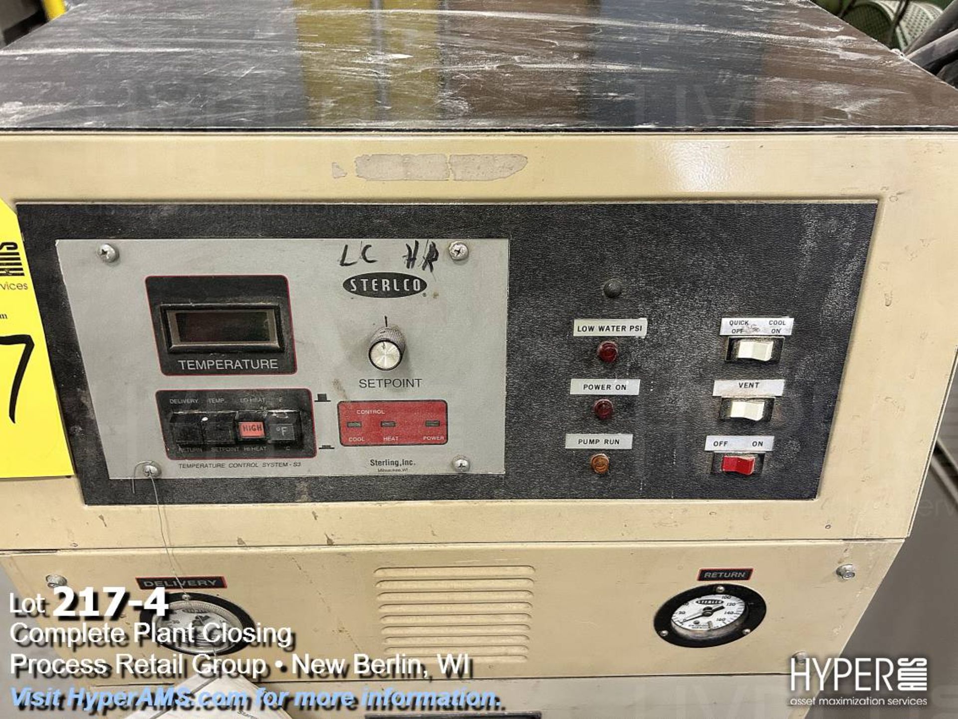 Sterlco SX9412-AX temperature control unit - Image 4 of 4