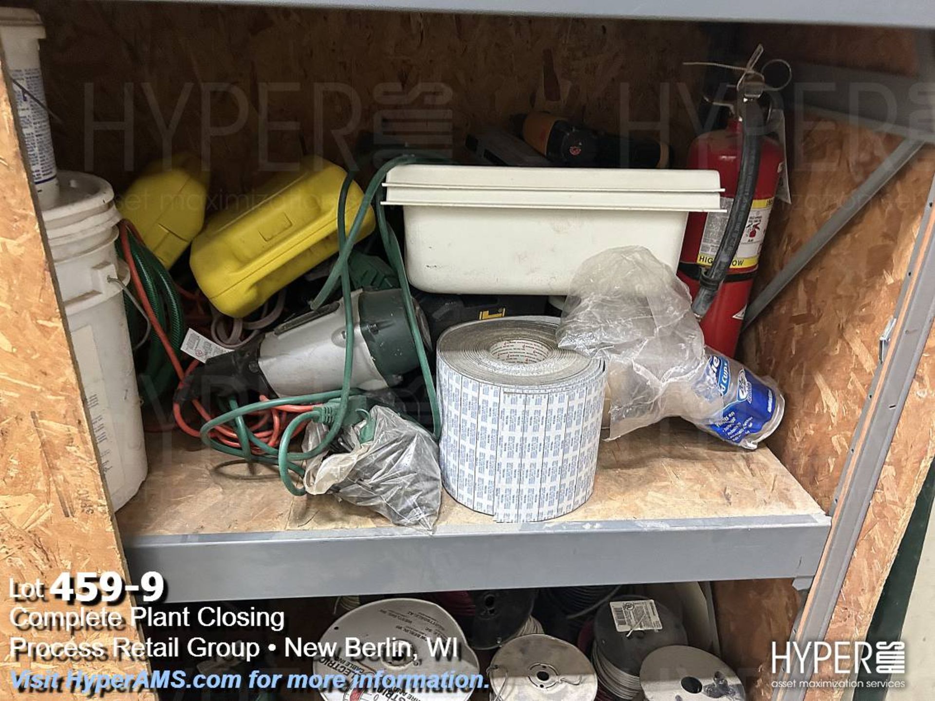 Three cabinets with hoses, sealers, wire, fuses, filters, and parts - Image 9 of 17