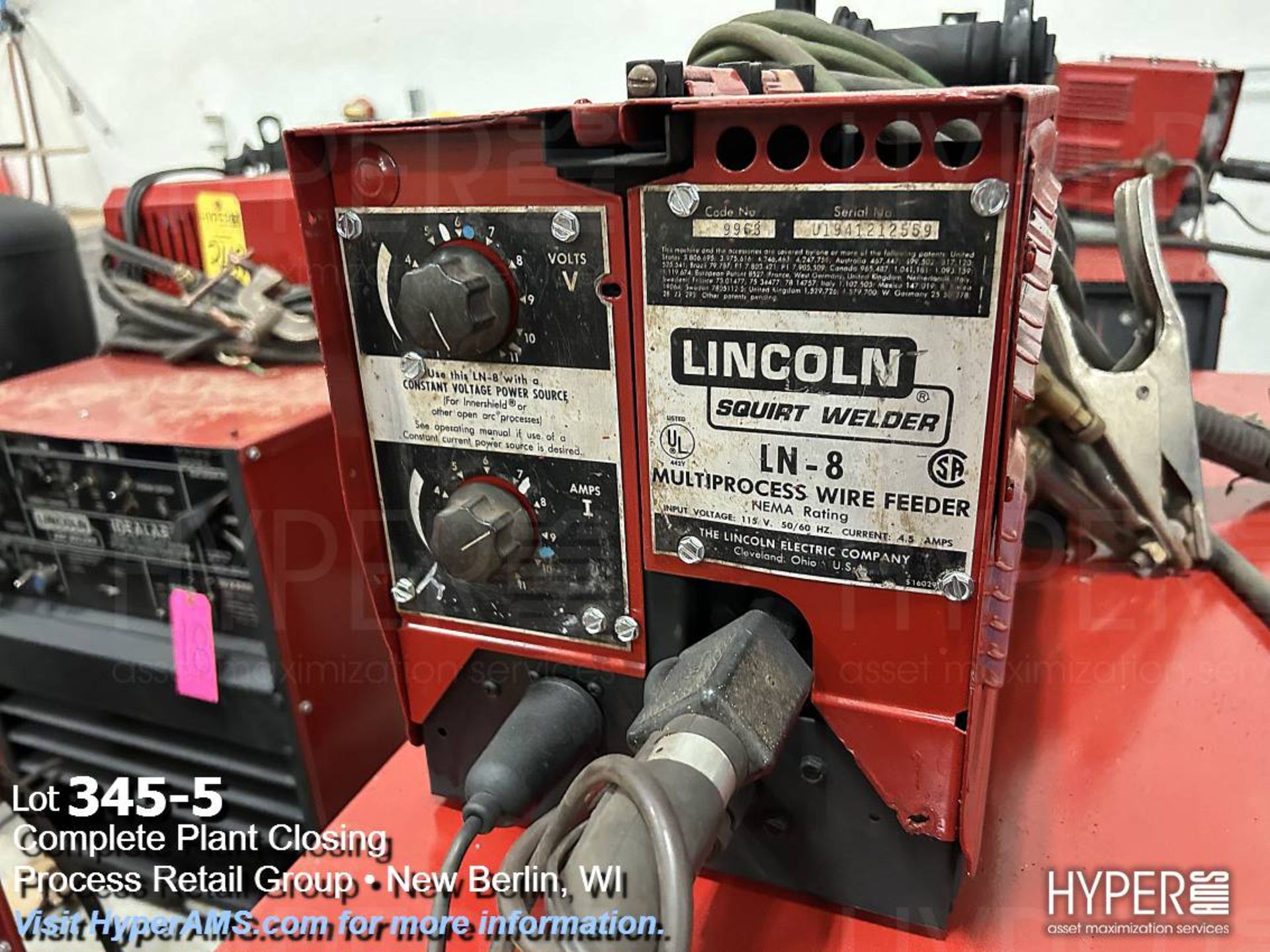 Lincoln DC 600 Lincoln DC 600 MIG & LN8 Welder - Image 5 of 7
