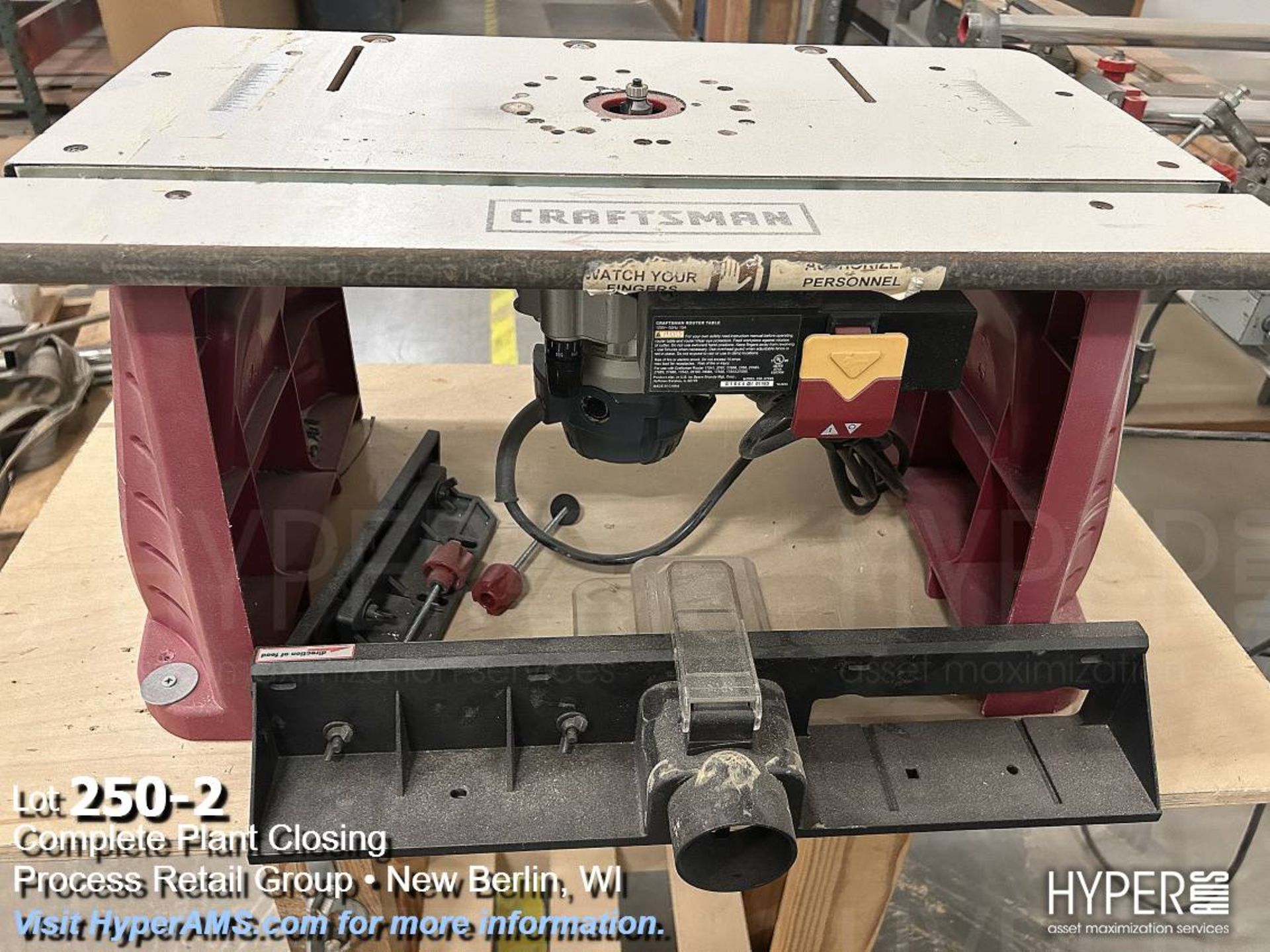 Craftsman router table with profor max router - Image 2 of 4