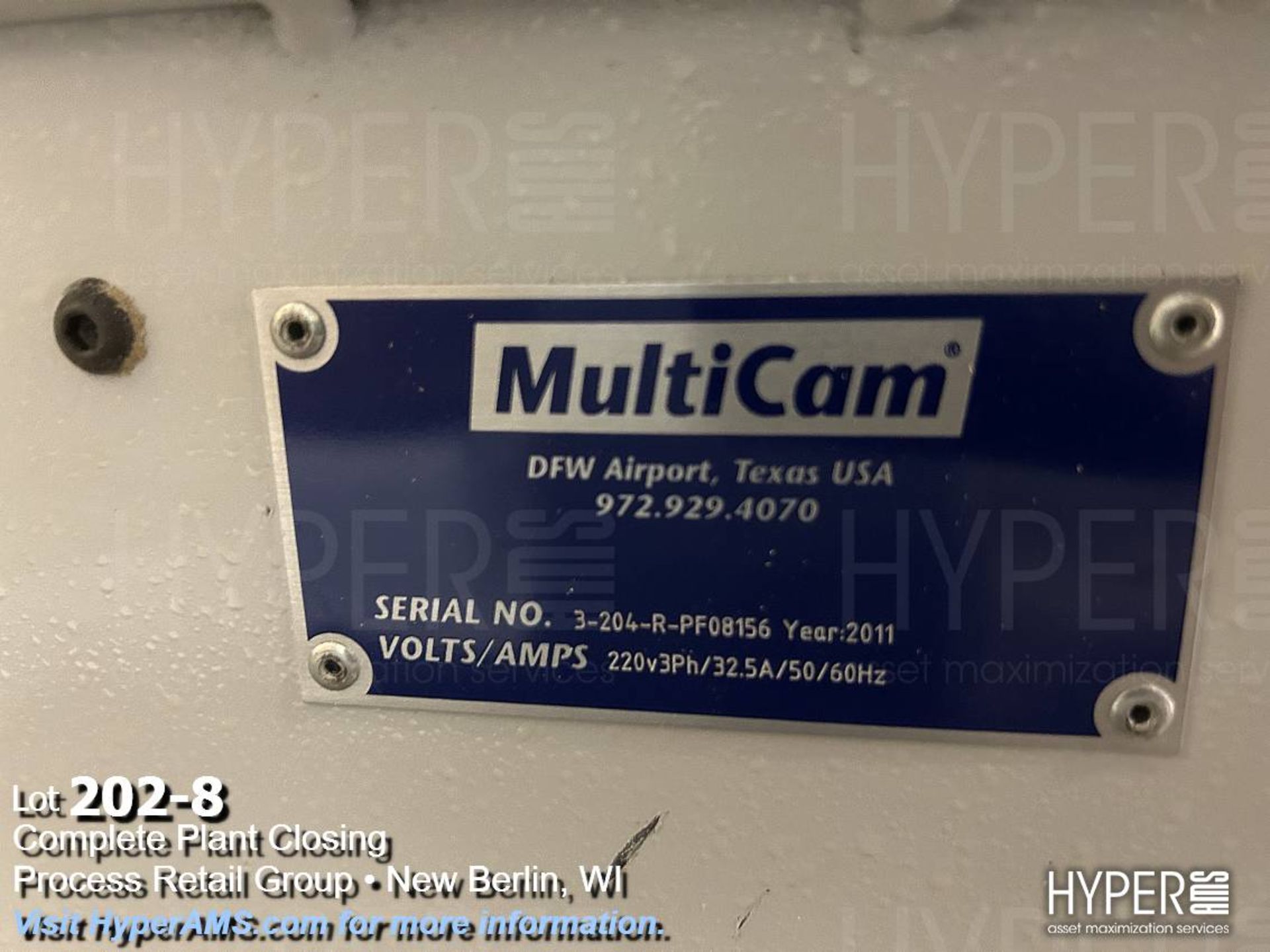 Multicam 3000 Series CNC, 8 Position-ATC, 1-Head Router - Image 8 of 12