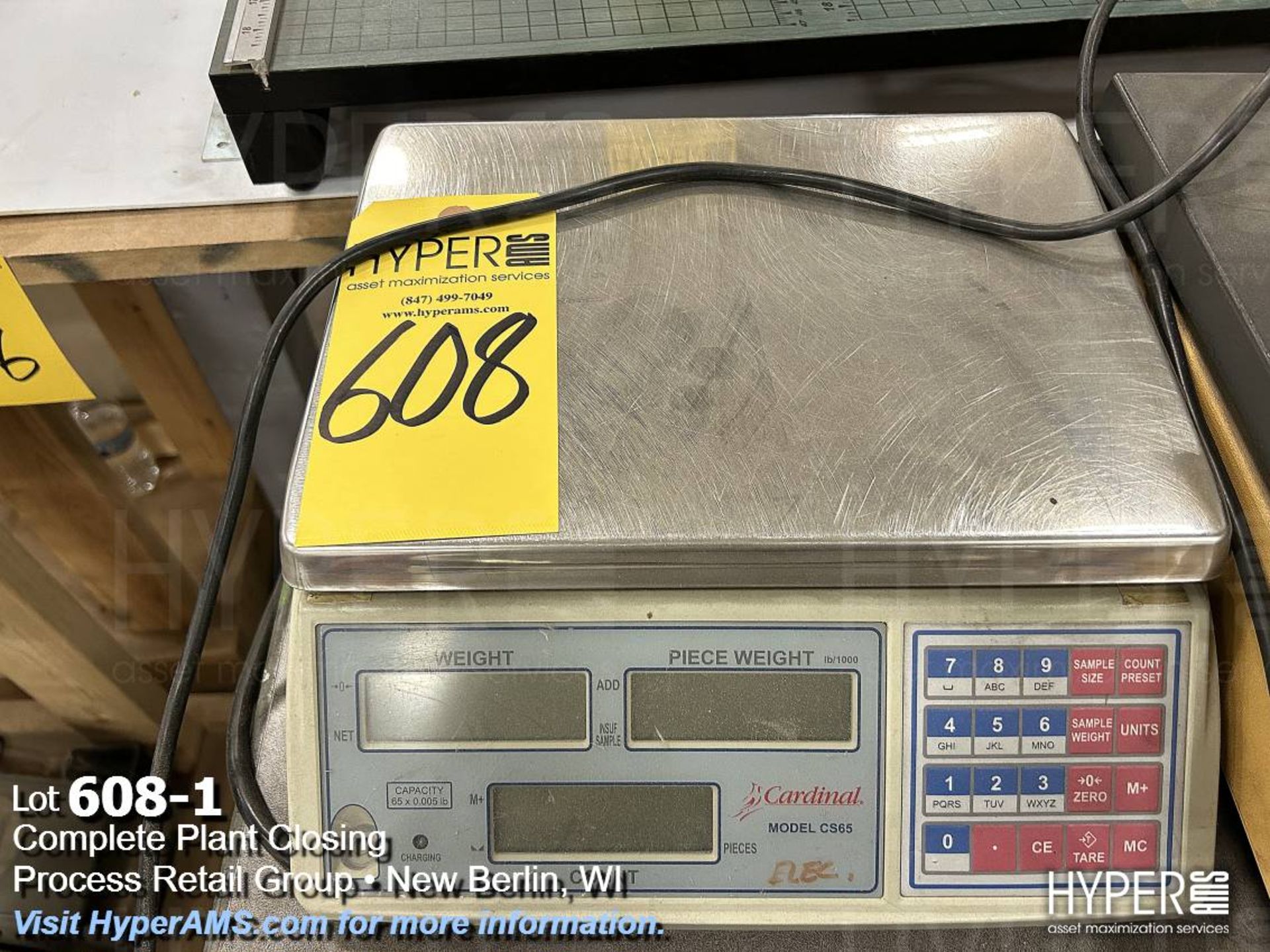 Cardinal CS65 Bench top counting scale